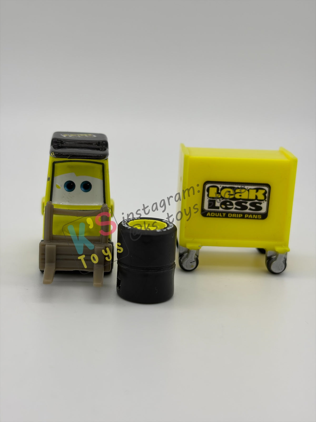 PRE-OWNED / LOOSE DISNEY PIXAR CARS - "STACY / LEAK LESS PITTY" CARS 1 - PLAYED CONDITION - READ DESCRIPTION!!!!!!