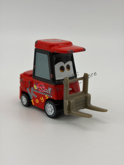PRE-OWNED / LOOSE DISNEY PIXAR CARS - "SHIRLEY SPINOUT / NO STALL PITTY" CARS 1 - PLAYED CONDITION - READ DESCRIPTION!!!!!!