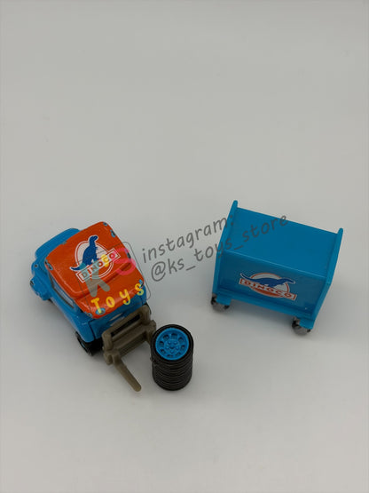 PRE-OWNED / LOOSE DISNEY PIXAR CARS - "LUKE PETTLEWORK / DINOCO PITTY" CARS 1 - PLAYED CONDITION - READ DESCRIPTION!!!!!!