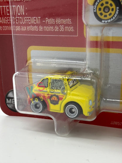 MINI RACERS DISNEY PIXAR CARS 3-PACK BY MATTEL  "RACE & RESCUE LIGHTNING MCQUEEN, RACE & RESCUE LUIGI, AND RACE & RESCUE MATER" - 2026 RELEASE - BNIP