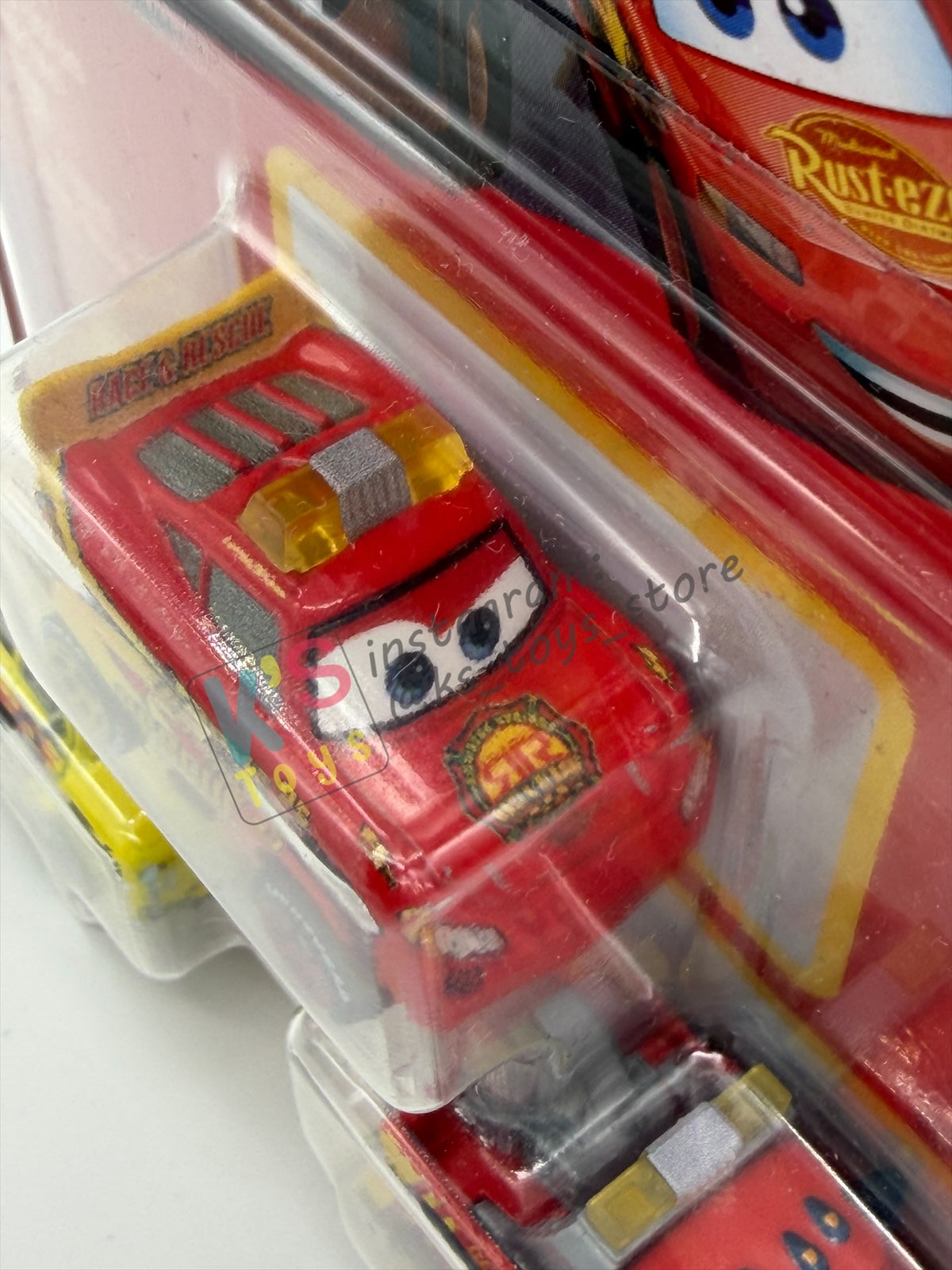 MINI RACERS DISNEY PIXAR CARS 3-PACK BY MATTEL  "RACE & RESCUE LIGHTNING MCQUEEN, RACE & RESCUE LUIGI, AND RACE & RESCUE MATER" - 2026 RELEASE - BNIP