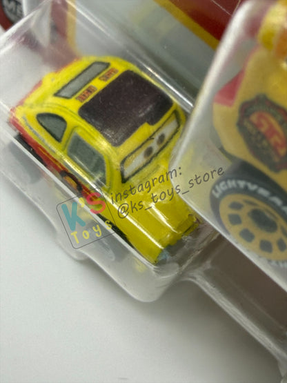 MINI RACERS DISNEY PIXAR CARS 3-PACK BY MATTEL  "RACE & RESCUE LIGHTNING MCQUEEN, RACE & RESCUE LUIGI, AND RACE & RESCUE MATER" - 2026 RELEASE - BNIP