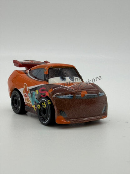 Loose Mini Racers Pixar Disney Cars, TIM TREADLESS - Played Condition