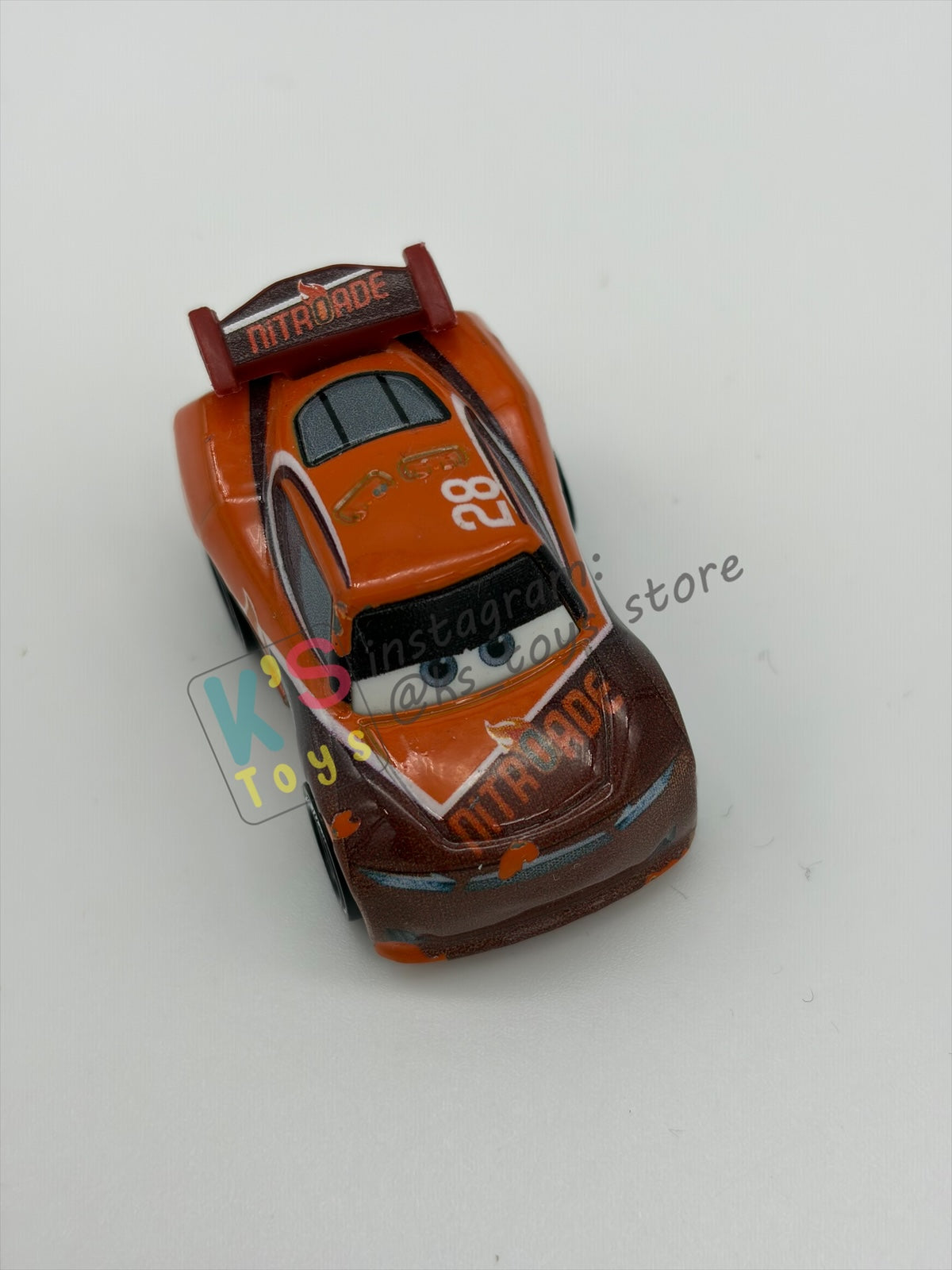 Loose Mini Racers Pixar Disney Cars, TIM TREADLESS - Played Condition