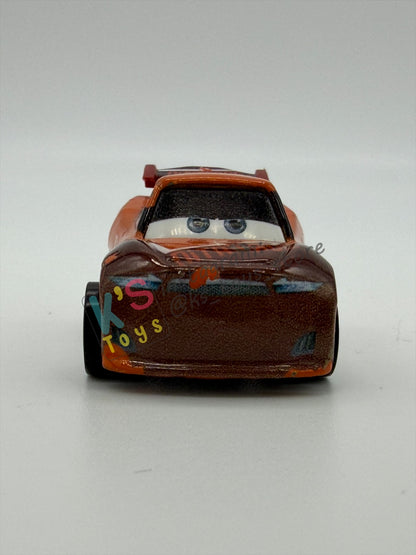 Loose Mini Racers Pixar Disney Cars, TIM TREADLESS - Played Condition