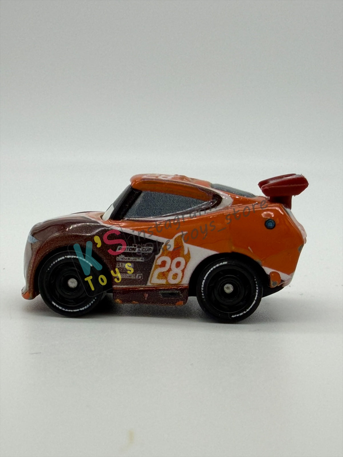 Loose Mini Racers Pixar Disney Cars, TIM TREADLESS - Played Condition