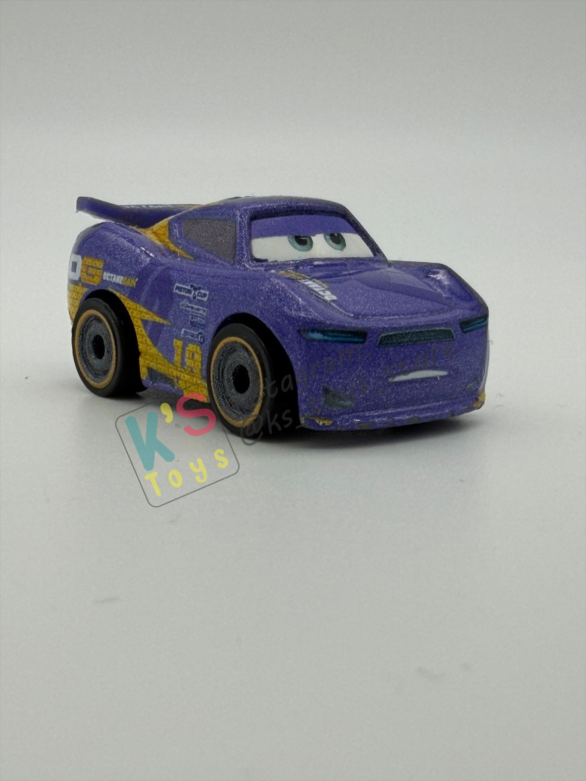 Loose Mini Racers Pixar Disney Cars, DANNY SWERVEZ - Good Condition