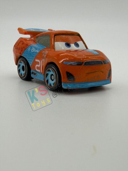 Loose Mini Racers Pixar Disney Cars, RYAN “INSIDE” LANEY - Good Condition