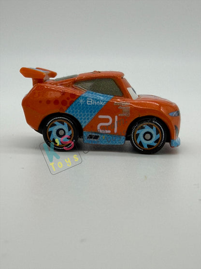 Loose Mini Racers Pixar Disney Cars, RYAN “INSIDE” LANEY - Good Condition