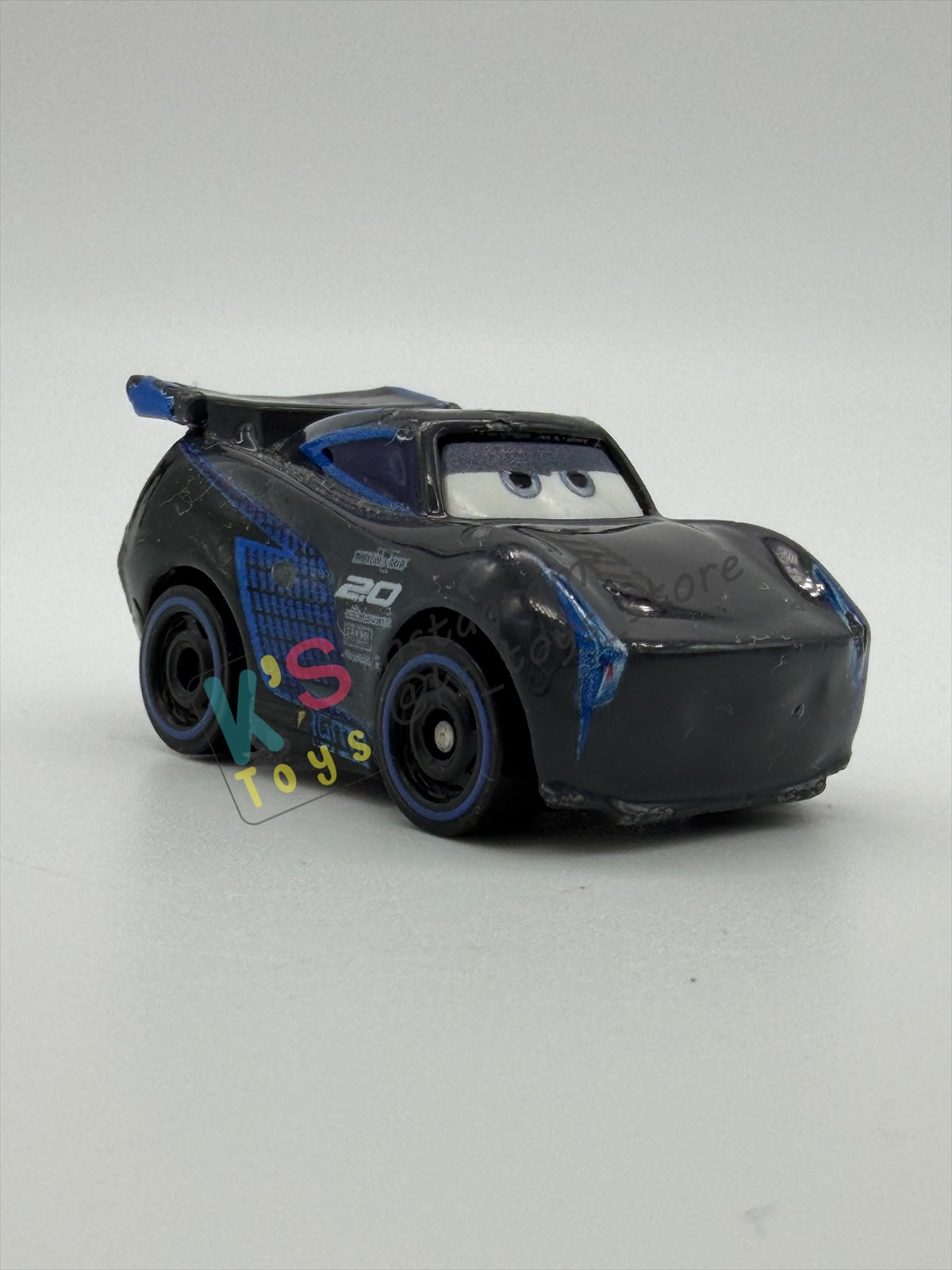 Loose Mini Racers Pixar Disney Cars, JACKSON STORM - Played Condition