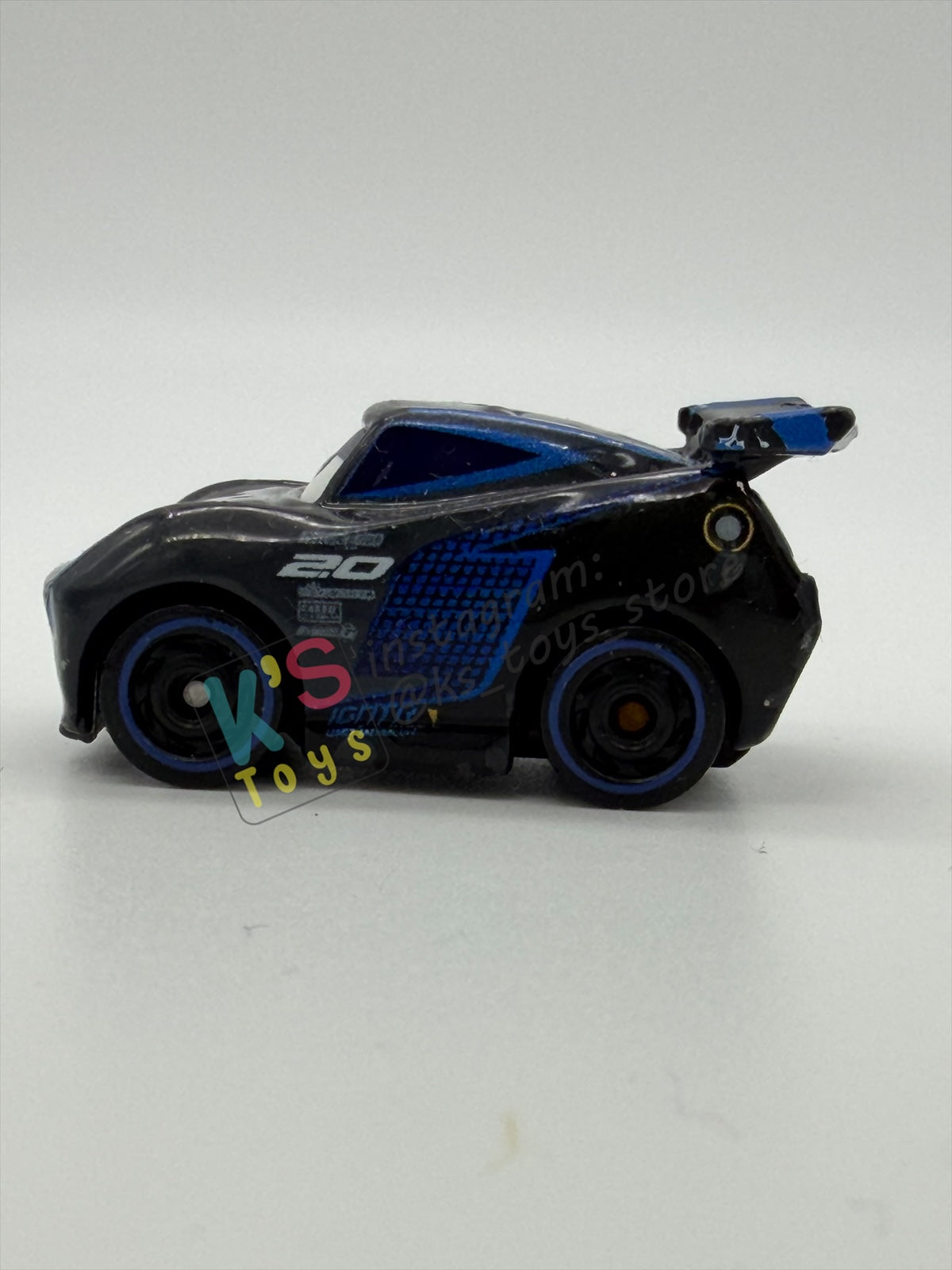 Loose Mini Racers Pixar Disney Cars, JACKSON STORM - Played Condition