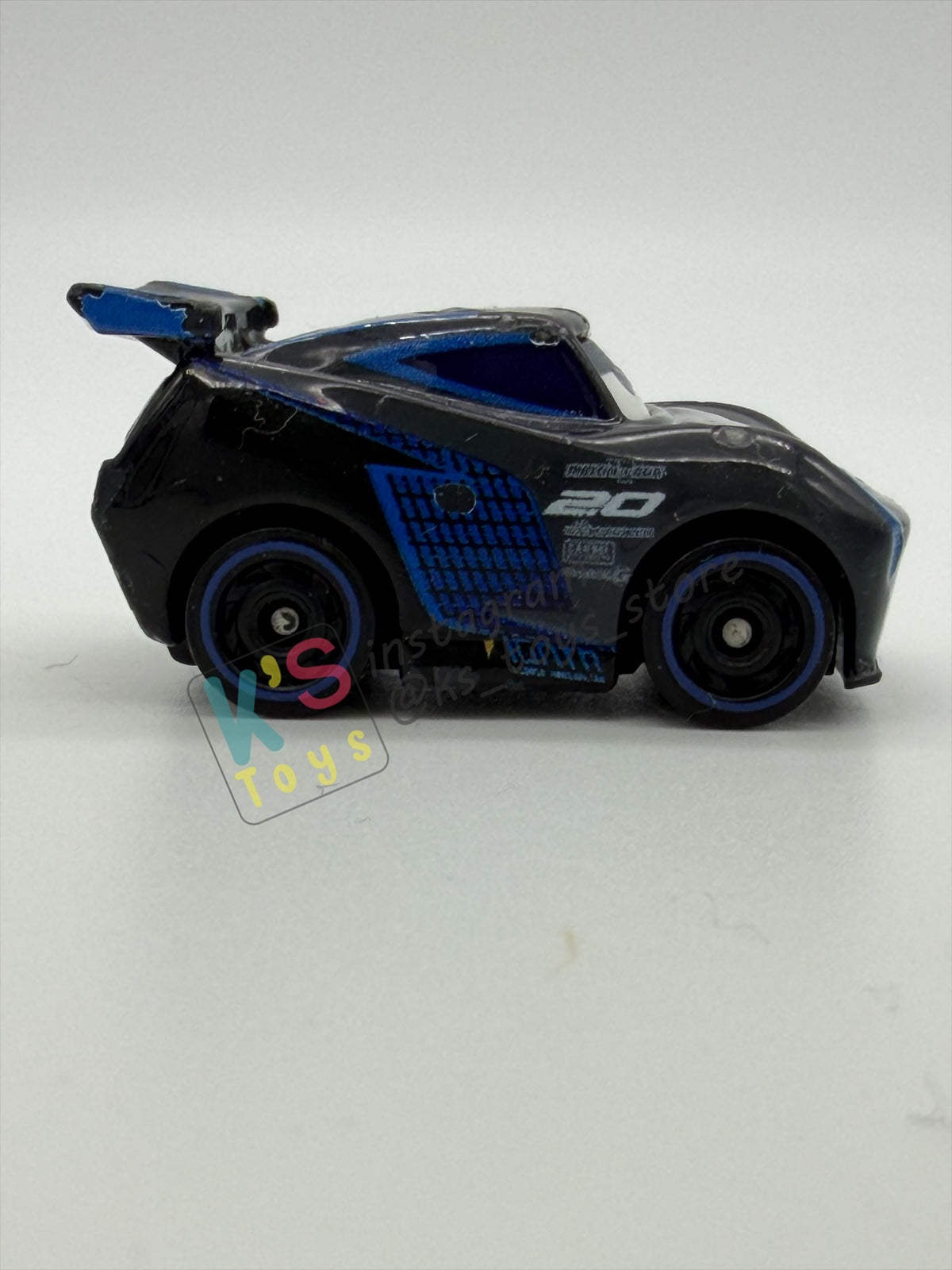Loose Mini Racers Pixar Disney Cars, JACKSON STORM - Played Condition