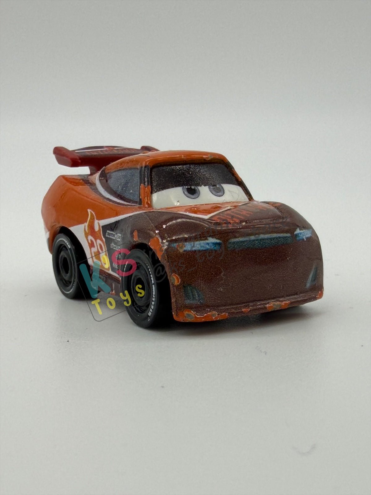 Loose Mini Racers Pixar Disney Cars, TIM TREADLESS - Played Condition