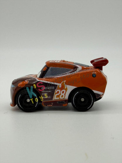 Loose Mini Racers Pixar Disney Cars, TIM TREADLESS - Played Condition