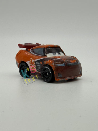 Loose Mini Racers Pixar Disney Cars, TIM TREADLESS - Played Condition