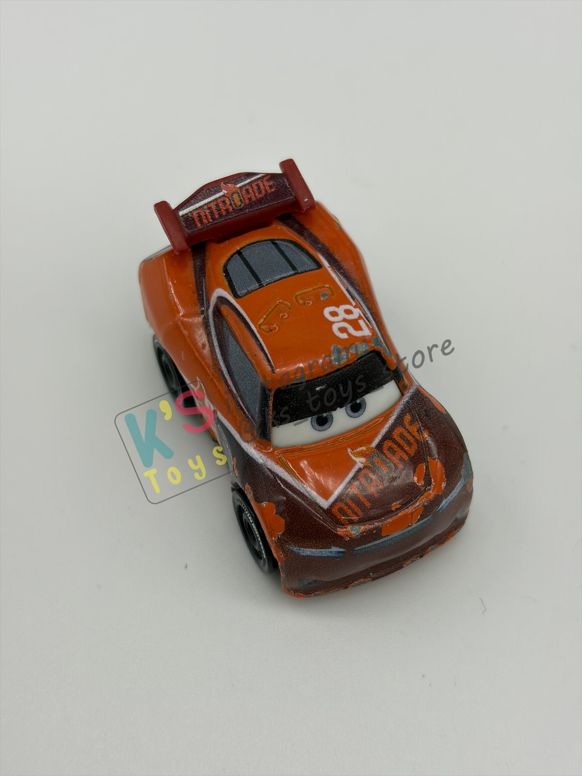 Loose Mini Racers Pixar Disney Cars, TIM TREADLESS - Played Condition