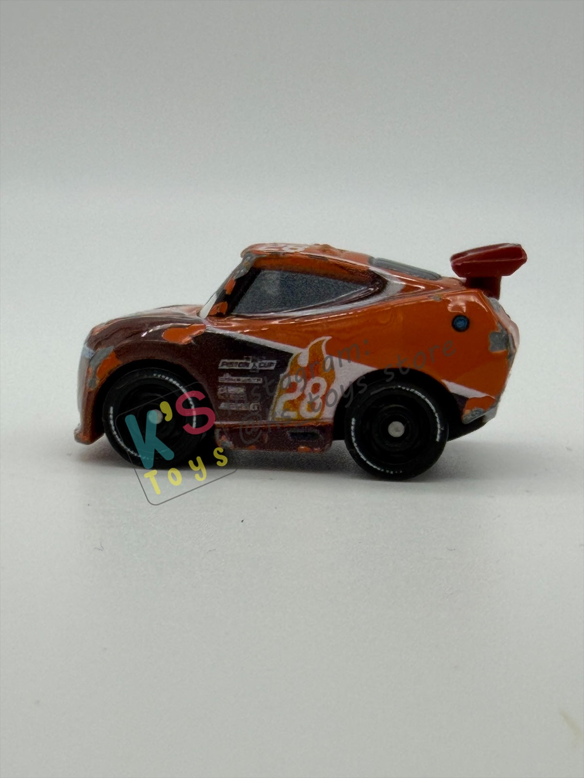 Loose Mini Racers Pixar Disney Cars, TIM TREADLESS - Played Condition