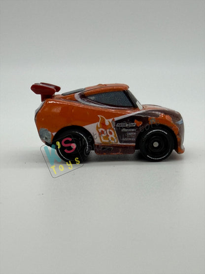 Loose Mini Racers Pixar Disney Cars, TIM TREADLESS - Played Condition