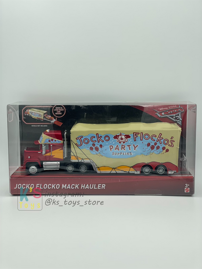 Hauler Disney Pixar Cars by Mattel, Mack Jocko Hauler - BNIP