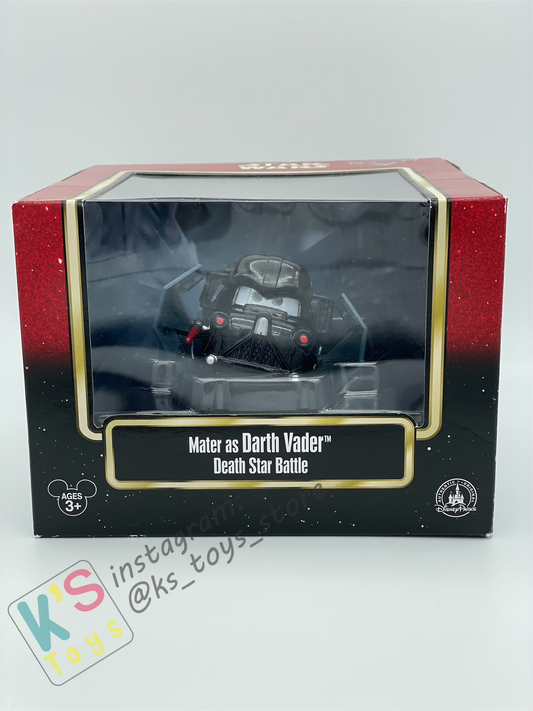 RARE DISNEY PIXAR CARS BY MATTEL EXCLUSIVE DISNEY PARKS "MATER AS DARTH VADER DEATH STAR BATTLE" - BNIP