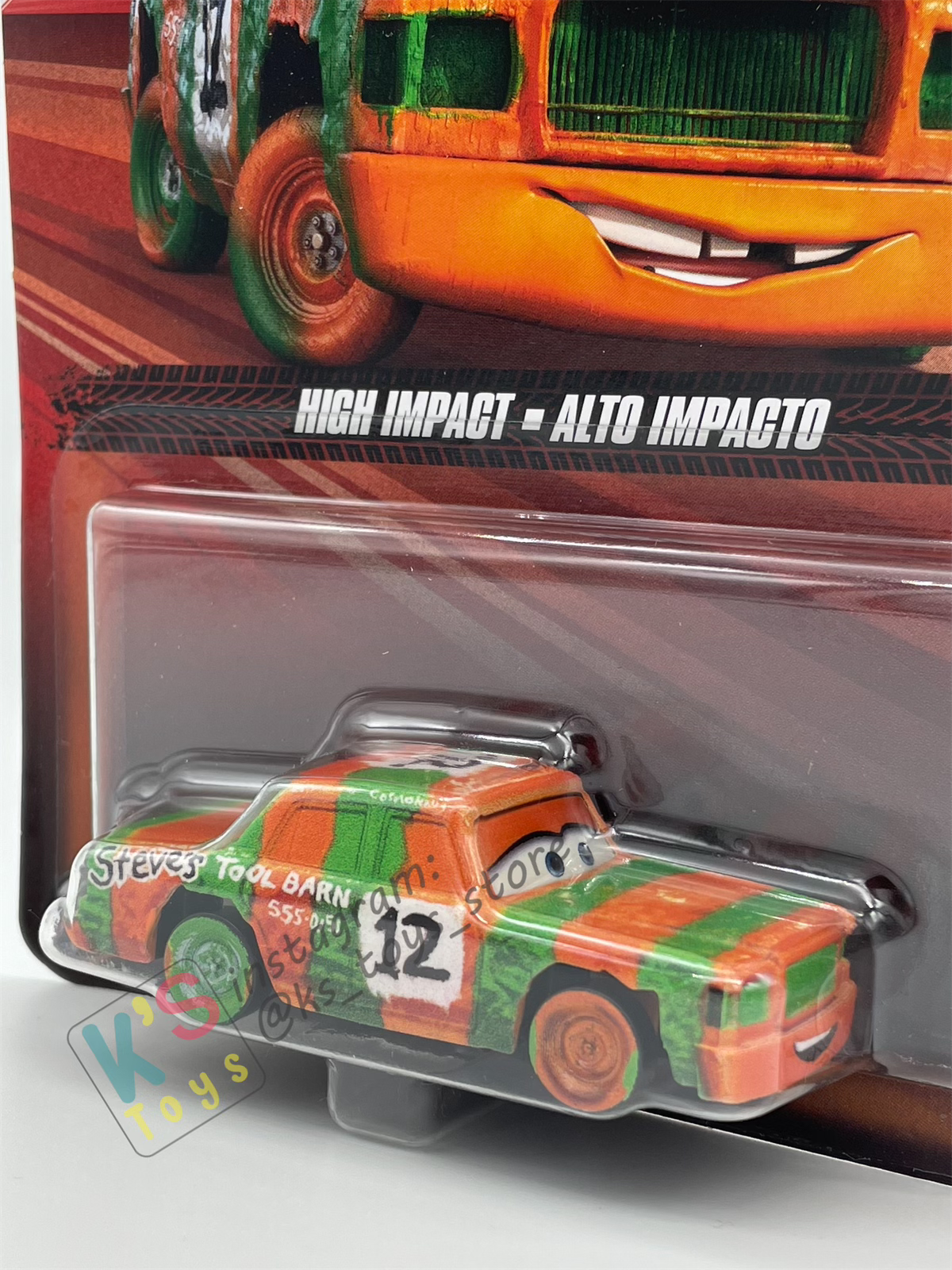 DISNEY PIXAR CARS BY MATTEL - "HIGH IMPACT"  2025 RE-RELEASED - BNIP