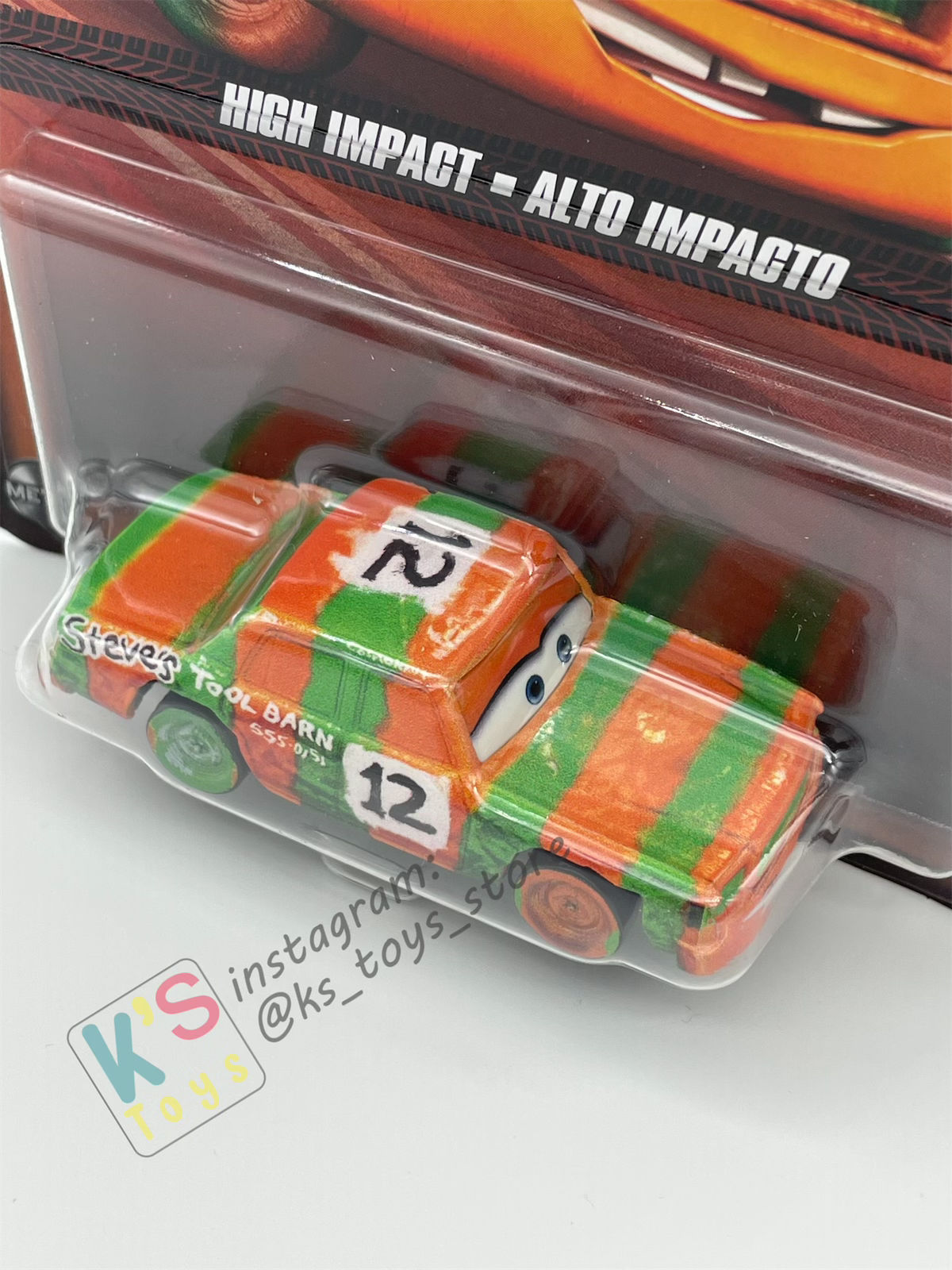 DISNEY PIXAR CARS BY MATTEL - "HIGH IMPACT"  2025 RE-RELEASED - BNIP