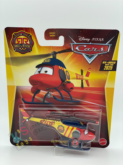 DISNEY PIXAR CARS BY MATTEL - "RACE AND RESCUE KATHY CHOPTER" 2025 NEW RELEASE RACE & RESCUE SERIES - BNIP
