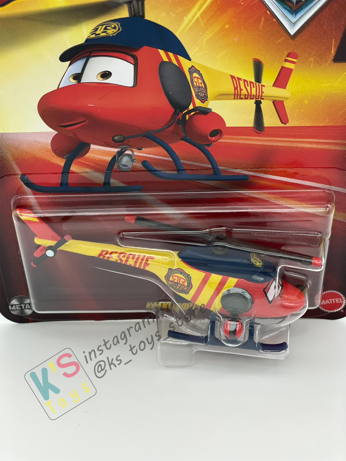 DISNEY PIXAR CARS BY MATTEL - "RACE AND RESCUE KATHY CHOPTER" 2025 NEW RELEASE RACE & RESCUE SERIES - BNIP