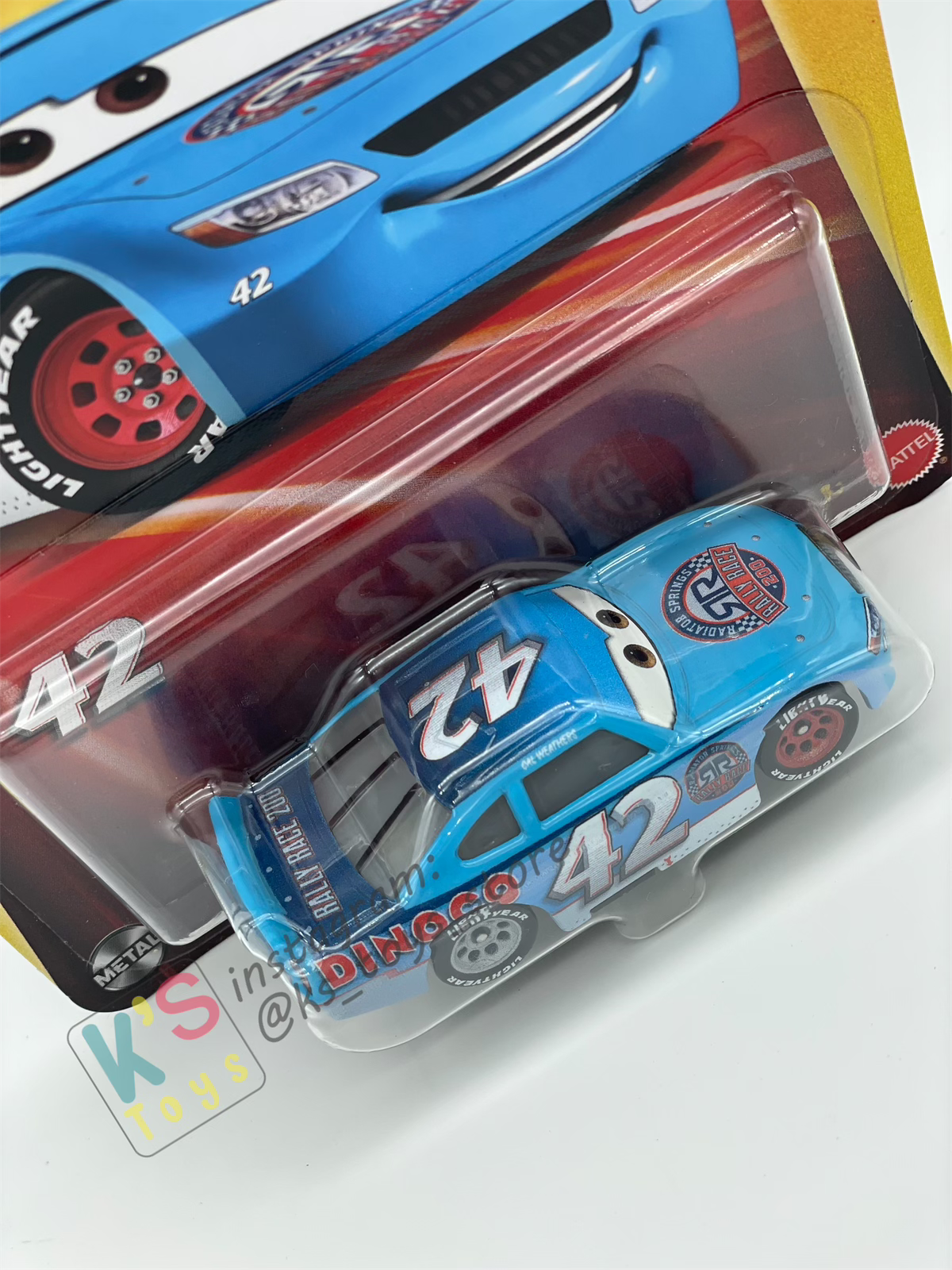 DISNEY PIXAR CARS BY MATTEL - "RALLY RACE 200 CAL WEATHERS" 2025 NEW RELEASE RACE & RESCUE SERIES - BNIP