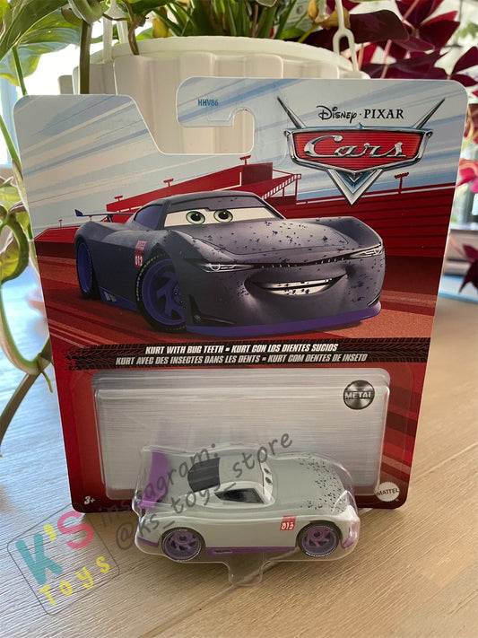 Disney Pixar Cars by MATTEL, KURT WITH BUG TEETH - 2021 NEW RELEASE - BNIP