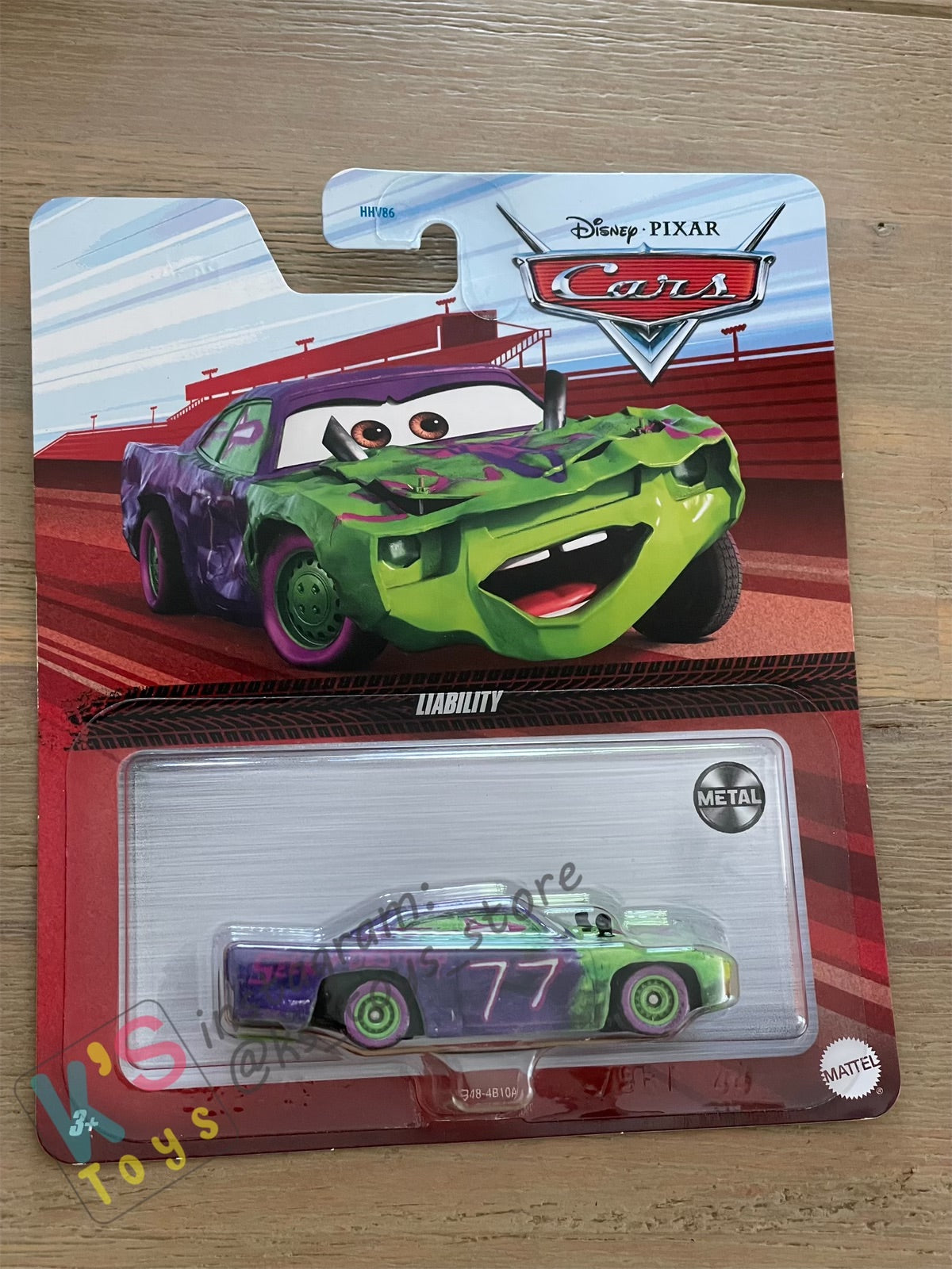 Disney Pixar Cars by MATTEL, LIABILITY - 2022 RE-RELEASED - BNIP
