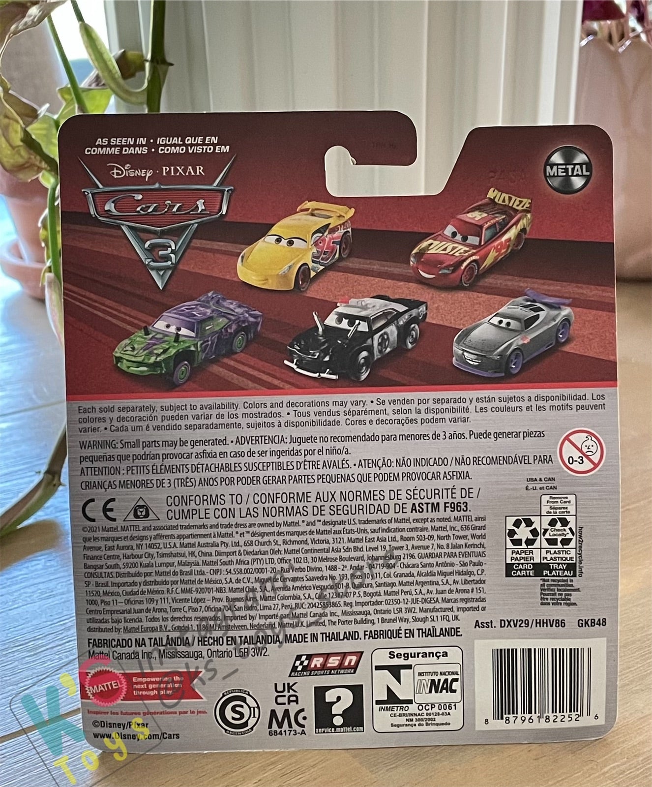 Disney Pixar Cars by MATTEL, LIABILITY - 2022 RE-RELEASED - BNIP