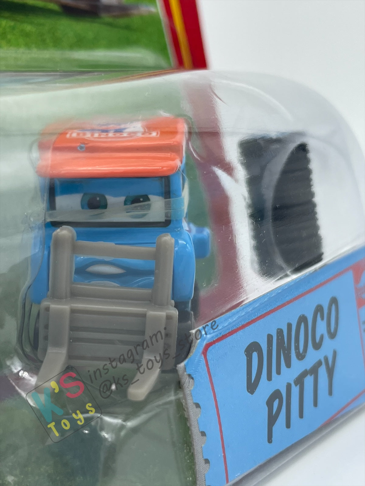 DISNEY PIXAR CARS BY MATTEL, DINOCO  PITTY "LUKE PETTLEWORK" - RACE ORAMA SERIES - BNIP