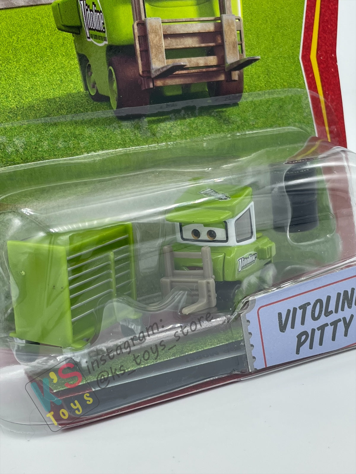 DISNEY PIXAR CARS BY MATTEL, VITOLINE PITTY - RACE ORAMA SERIES - BNIP