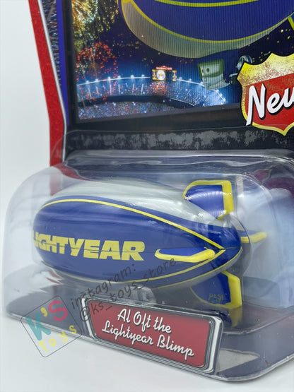 DISNEY PIXAR CARS BY MATTEL, AL OFT THE LIGHTYEAR BLIMP - WALMART VERSION - BNIP