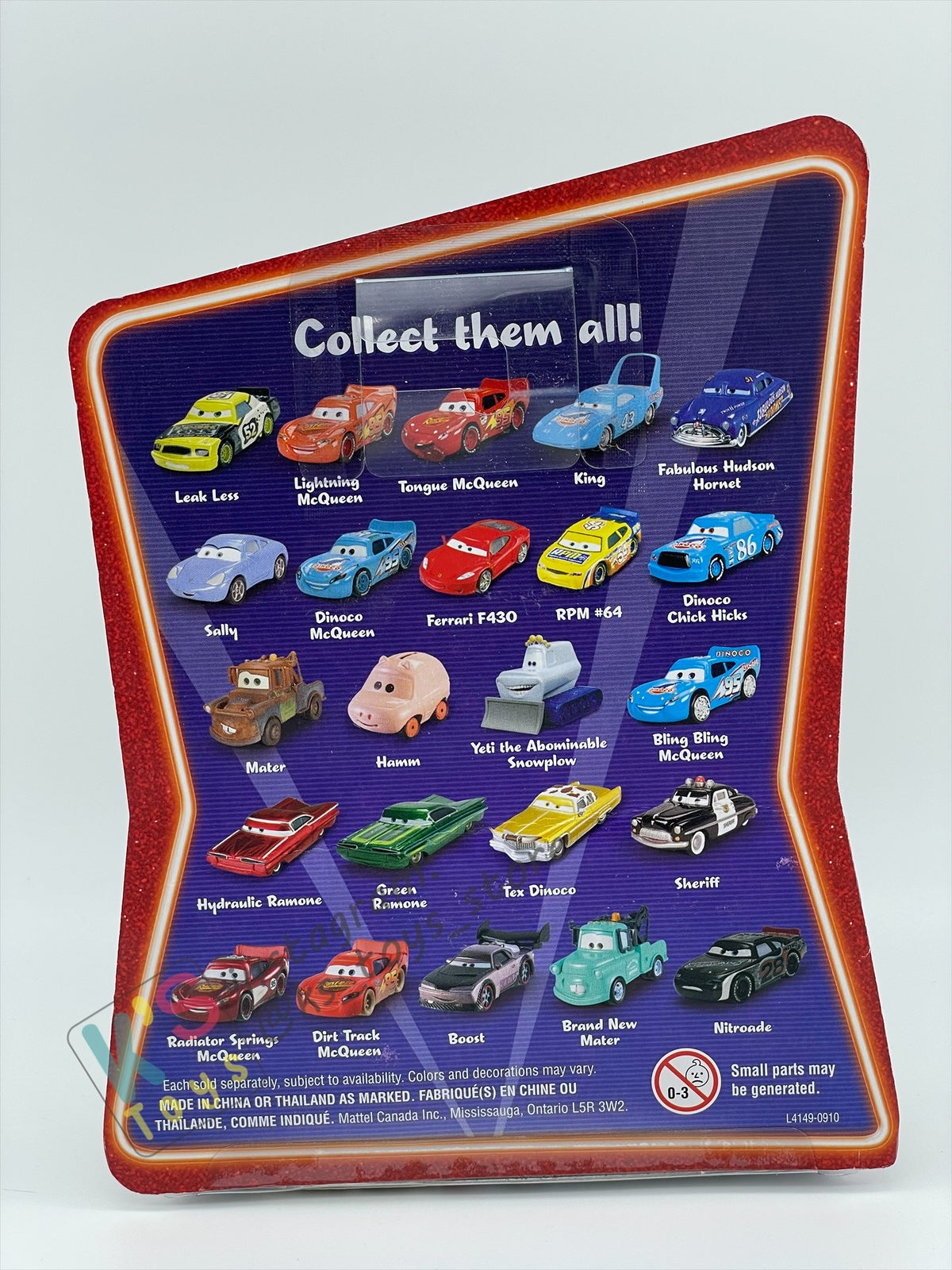 DISNEY PIXAR CARS BY MATTEL, BOB CUTLASS - SUPERCHARGED SERIES - BNIP