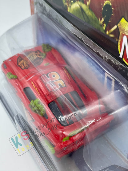 DISNEY PIXAR CARS BY MATTEL, CACTUS LIGHTNING MCQUEEN WITHOUT RUSTEZE STICKER - WALMART VERSION - BNIP
