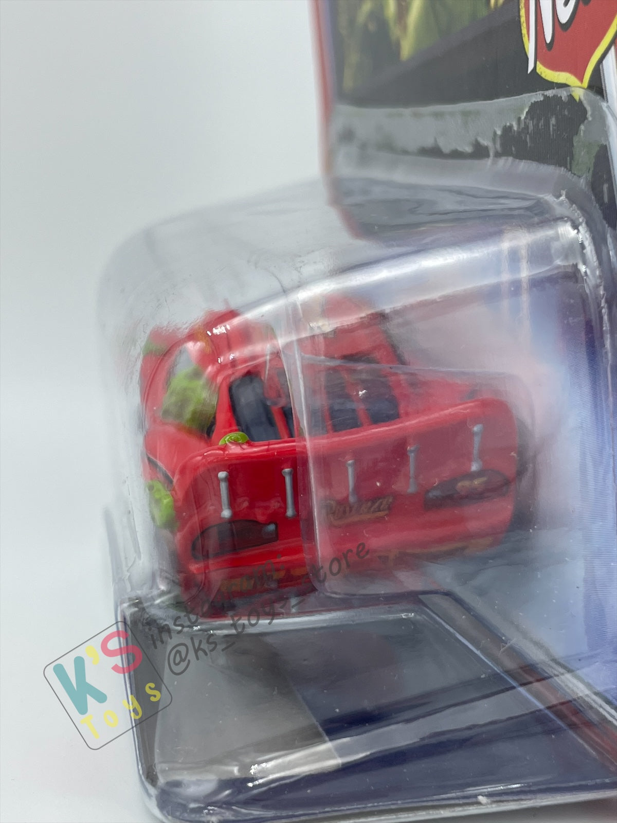 DISNEY PIXAR CARS BY MATTEL, CACTUS LIGHTNING MCQUEEN WITHOUT RUSTEZE STICKER - WALMART VERSION - BNIP