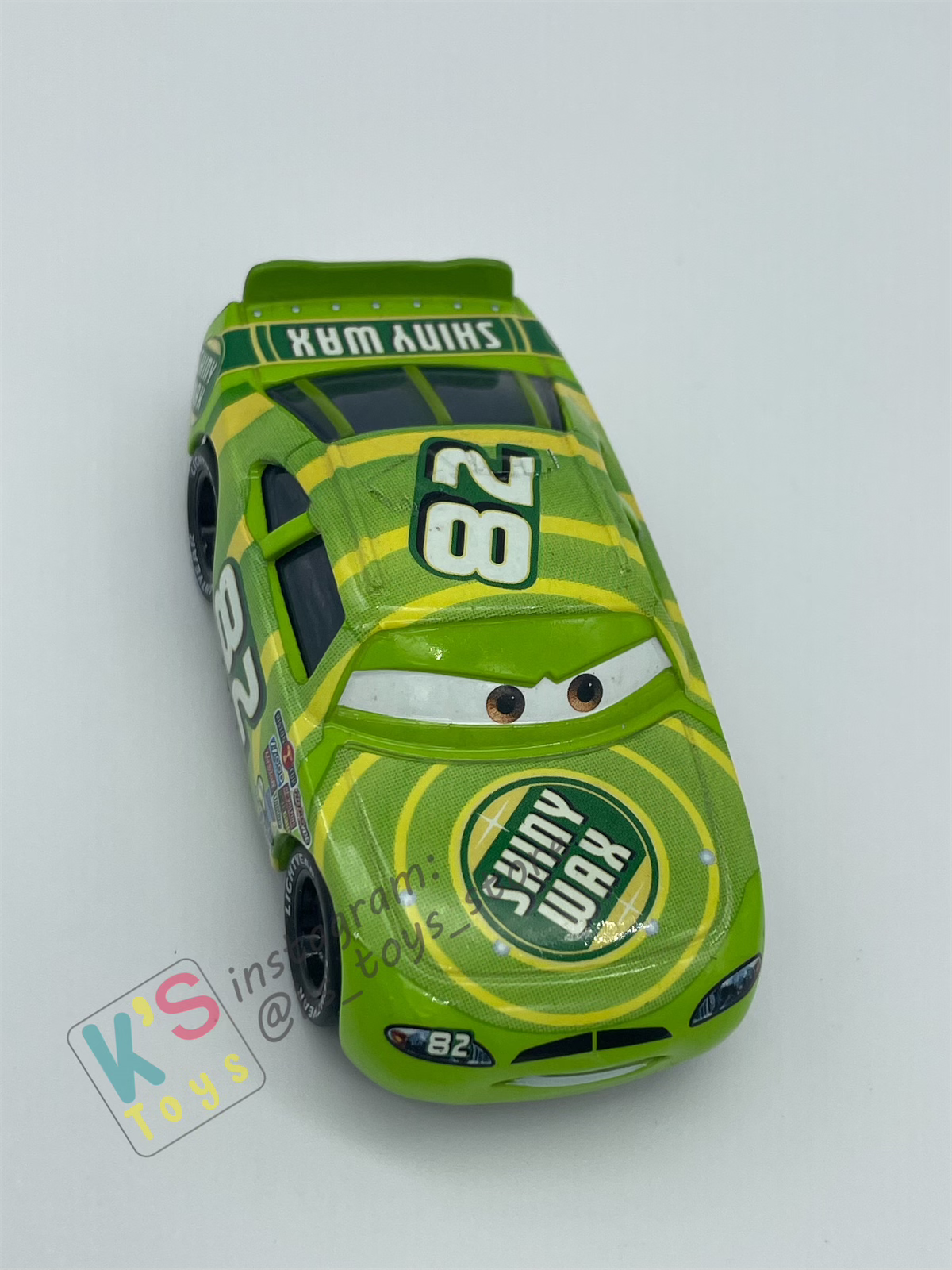PRE-OWNED / LOOSE DISNEY PIXAR CARS - "SHINY WAX" RUBBER TIRES SERIES - DISPLAYED CONDITION