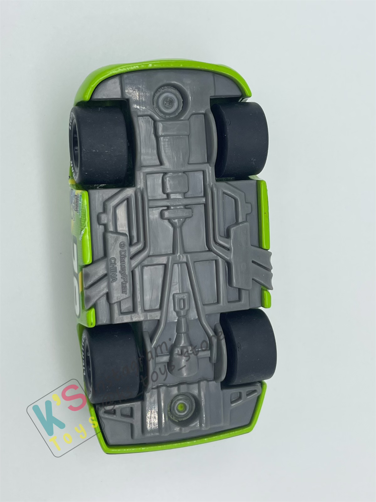 PRE-OWNED / LOOSE DISNEY PIXAR CARS - "SHINY WAX" RUBBER TIRES SERIES - DISPLAYED CONDITION