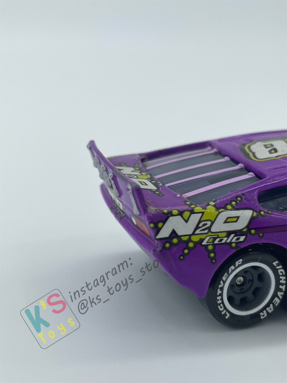 PRE-OWNED / LOOSE DISNEY PIXAR CARS - "MANNY FLYWHEEL N2O COLA" PISTON CUP SERIES - PLAYED IN GOOD CONDITION