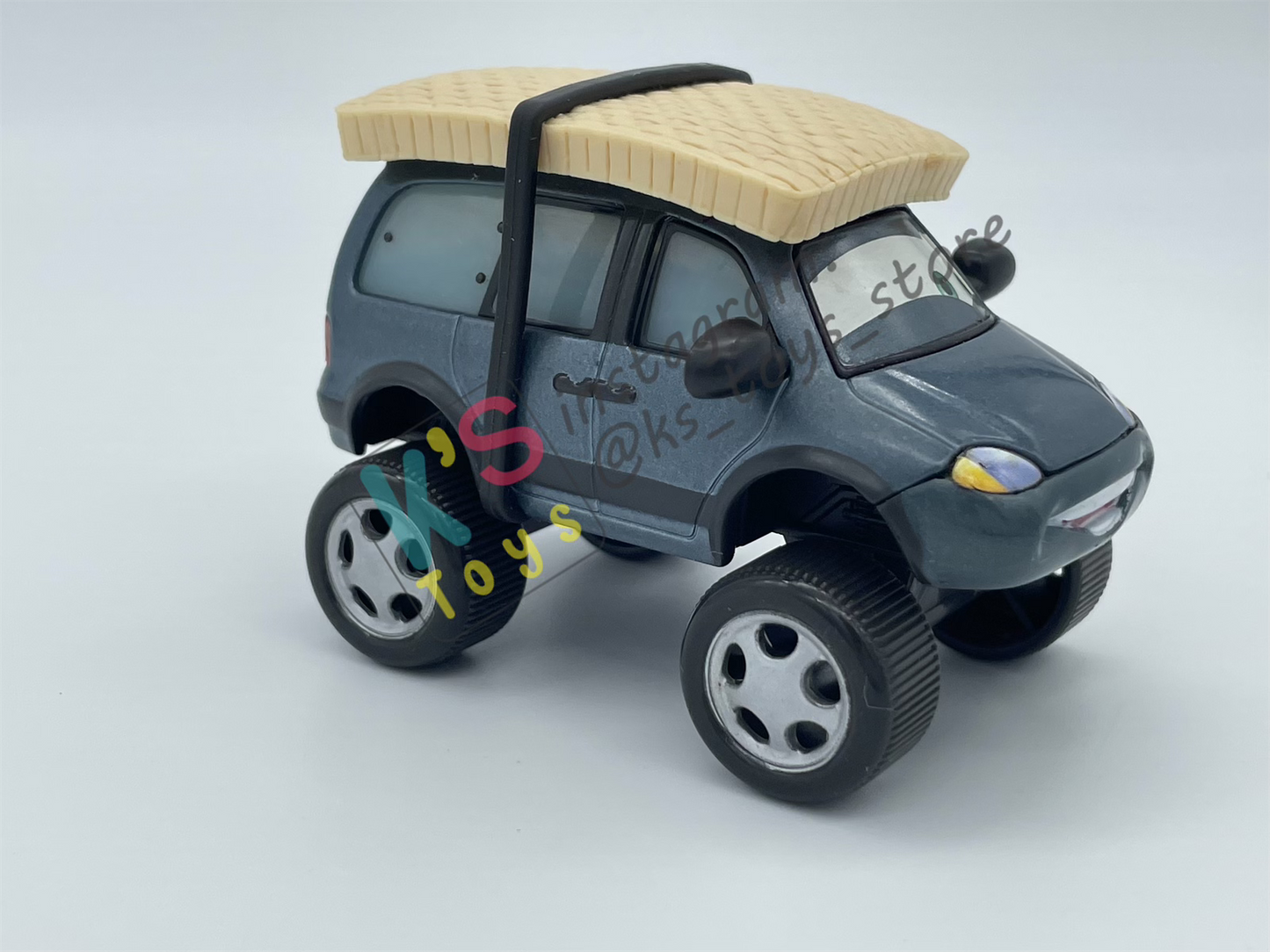 PRE-OWNED / LOOSE DISNEY PIXAR CARS - "LEROY TRAFFIK WITH SNOW TIRES" CARS 1 SERIES - DISPLAYED CONDITION