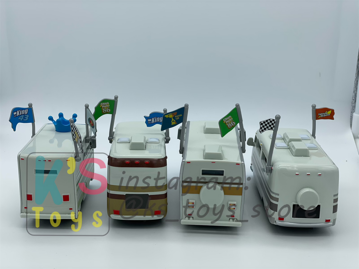 PRE-OWNED / LOOSE DISNEY PIXAR CARS "THE CONVOY BROTHERS" D23 EXPO PROMO EXCLUSIVE SERIES IN 2013 SDCC - DISPLAYED CONDITION