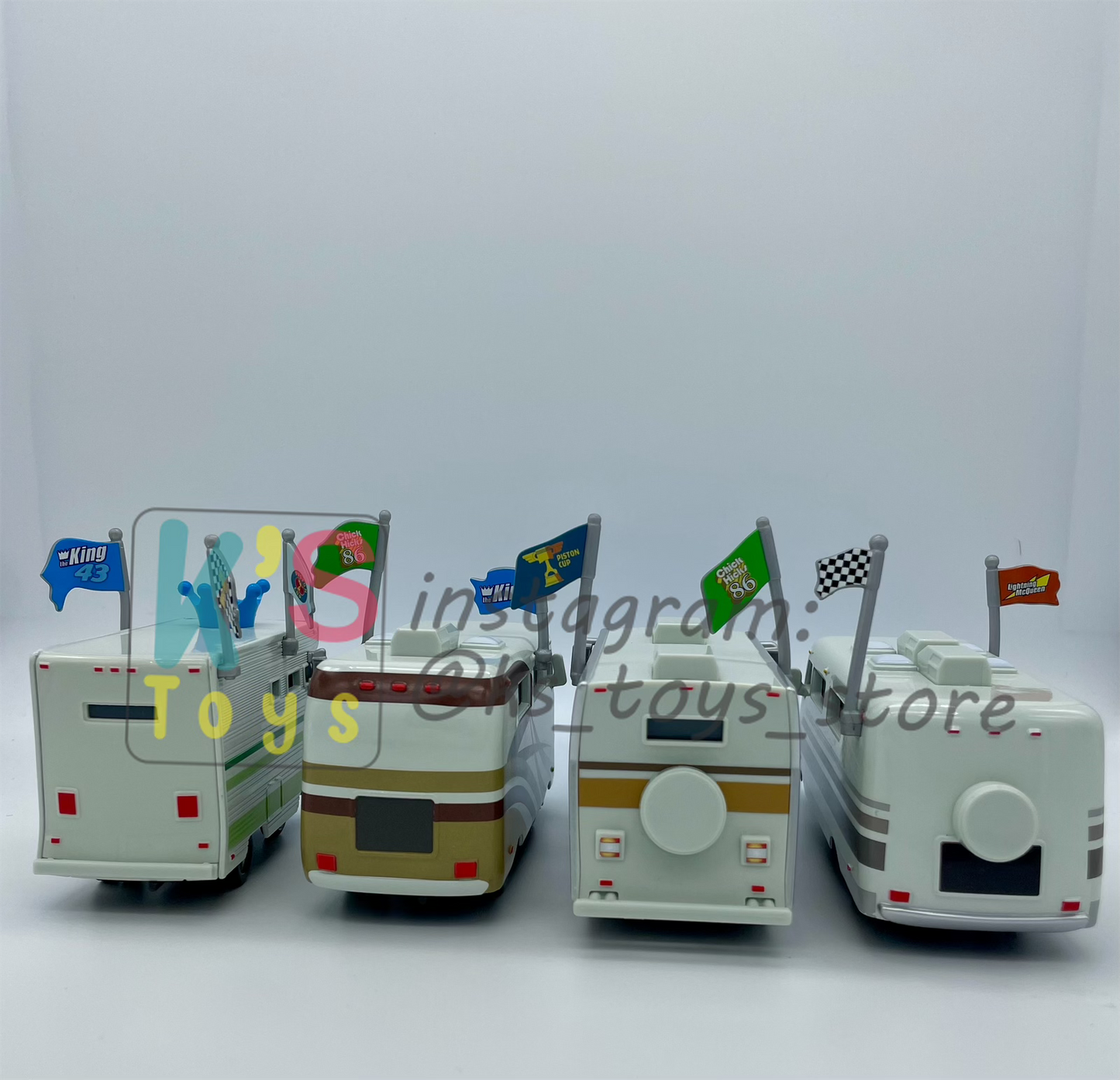 PRE-OWNED / LOOSE DISNEY PIXAR CARS "THE CONVOY BROTHERS" D23 EXPO PROMO EXCLUSIVE SERIES IN 2013 SDCC - DISPLAYED CONDITION