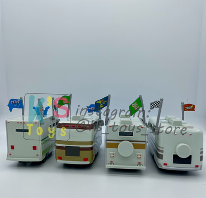 PRE-OWNED / LOOSE DISNEY PIXAR CARS "THE CONVOY BROTHERS" D23 EXPO PROMO EXCLUSIVE SERIES IN 2013 SDCC - DISPLAYED CONDITION