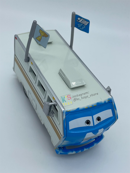 PRE-OWNED / LOOSE DISNEY PIXAR CARS "THE CONVOY BROTHERS" D23 EXPO PROMO EXCLUSIVE SERIES IN 2013 SDCC - DISPLAYED CONDITION