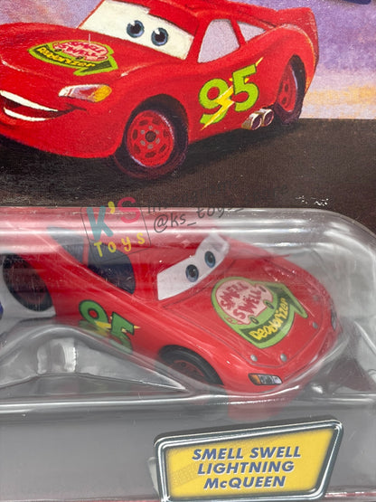 STORY TELLERS DISNEY PIXAR CARS BY MATTEL, 3 PACK "FRED, FABULOUS HUDSON HORNET, SMELL SWELL LIGHTNING MCQUEEN" - BNIP