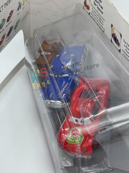 STORY TELLERS DISNEY PIXAR CARS BY MATTEL, 3 PACK "FRED, FABULOUS HUDSON HORNET, SMELL SWELL LIGHTNING MCQUEEN" - BNIP