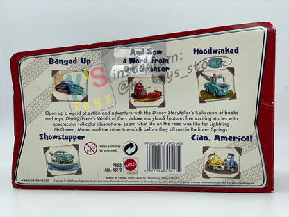 STORY TELLERS DISNEY PIXAR CARS BY MATTEL, 3 PACK "FRED, FABULOUS HUDSON HORNET, SMELL SWELL LIGHTNING MCQUEEN" - BNIP