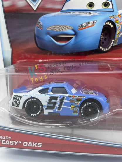 Disney Pixar Cars 1:55 by Mattel 2-Pack, "RUBY “EASY” OAKS AND EASY IDLE PITTY" - PISTON CUP SERIES - BNIP READ DESCRIPTION!!!!!!!!!
